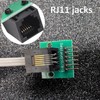 2PCS RJ11 6P6C Female Connector with PCB Breakout Board, RJ11