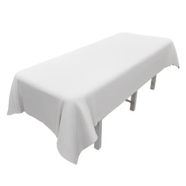 MWNAGO Massage Table Sheets,Massage Table Cover,Massage Linens, Massage Fitted Sheet, Massage Face Rest Cover with Hole, Sutiable for Beauty,Spa 55 * 95 in (White)