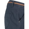 Sublevel women's stretch shorts with a braided belt. - dark