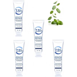 Hydroxyapatite Toothpastes for Enamel Protection and Tooth Strengthening, 7.5% Hydroxyapatite Whitening Toothpastes - Fluoride-Free, Gentle Mint, Fresh Breath, Daily Use for Oral Health (4)