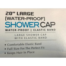 Magic Large 20" Purple Shower Cap - Magic Brand - Water Proof - Free Shipping USA