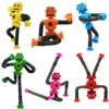 Shape Changing Robot Toy, Suction Cup Toys,Telescopic Pop Tubes Fidget
