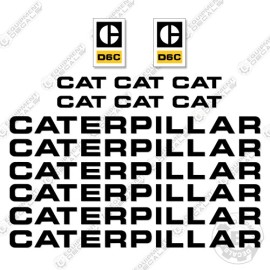 Aftermarket Fits Caterpillar D6C Dozer Decal Kit Equipment Decals 1970's