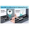 10 Set Window Lock 2 Holes Sliding Door Stopper High