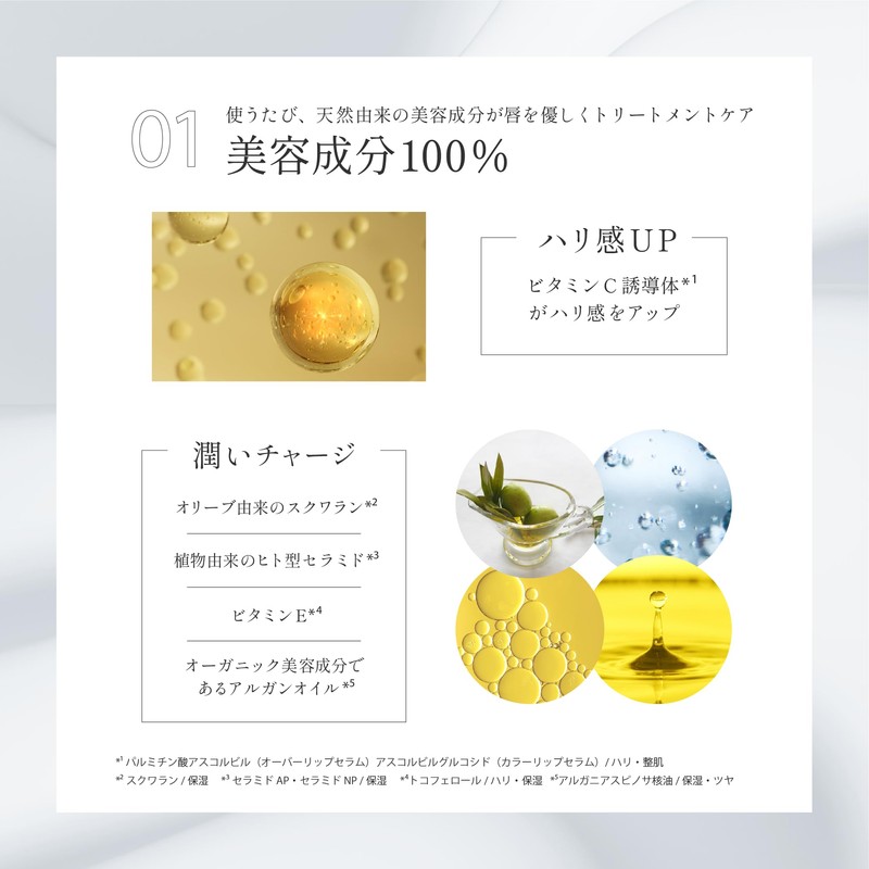 オーガニック認証オーバーリップセラムC＜クリアハニー＞