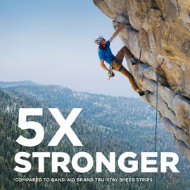 Band-Aid Brand Sterile Tough Strips Adhesive Bandages for First Aid & Wound Care, Durable Protection & Comfort for Minor Cuts & Scrapes, Heavy-Duty Fabric Bandages, Extra Large, 10 ct (Pack of 2)