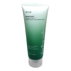 ANUA Heartleaf Quercetinol Pore Deep Cleansing Foam150ml Limpieza Profunda de Poros y Calma la Piel Todo Tipo De Piel Día/Noche