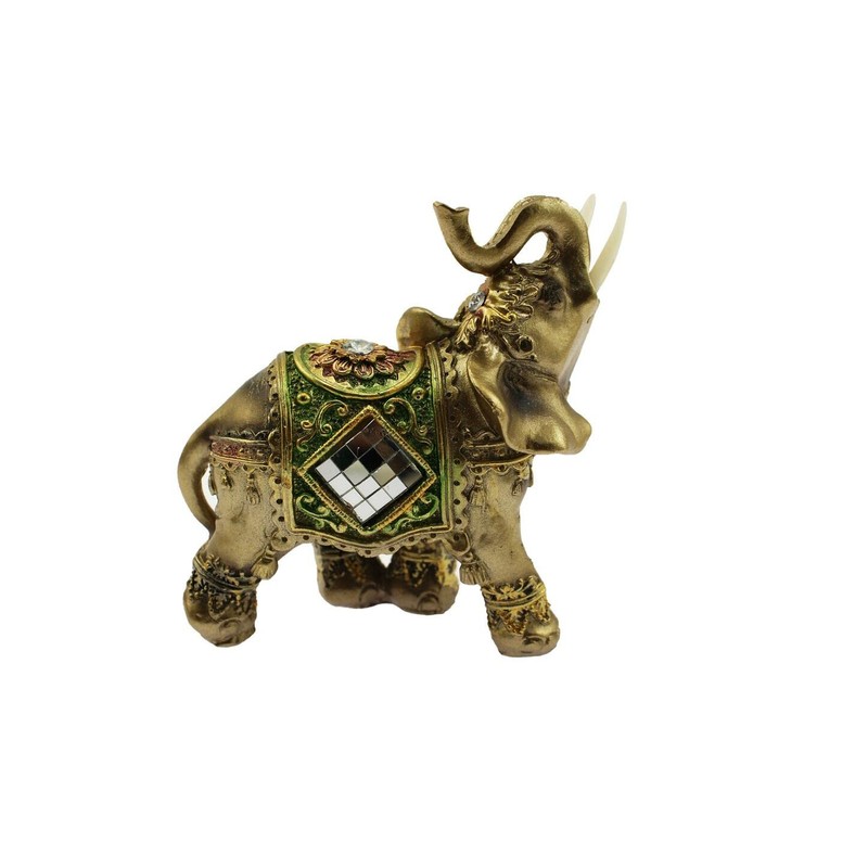 speed mao Glittering Elephant Asian Taste Feng Shui Figurine Object