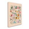 Stupell Industries Whimsical Kid's Alphabet Playful ABC Illustrations Everyday Items,