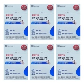 Chong Kun Dang Health Promega Newtage Omega 3 430mg 60 capsules 6 boxes VKS / 종근당건강 프로메가 뉴티지 오메가3 430mg 60캡슐 6박스 VKS