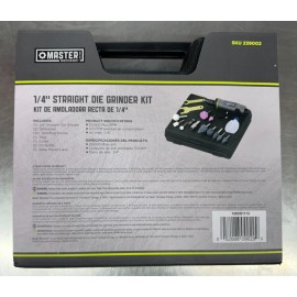 Master Mechanic 1/4" STRAIGHT DIE GRINDER KIT MASTER MECHANIC W/ ALUMINUM HOUSING