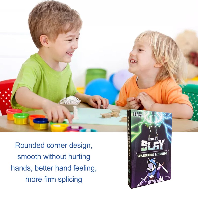 Desktop Card Game Set Smoothing Surfaces Coated Paper Social Strategy