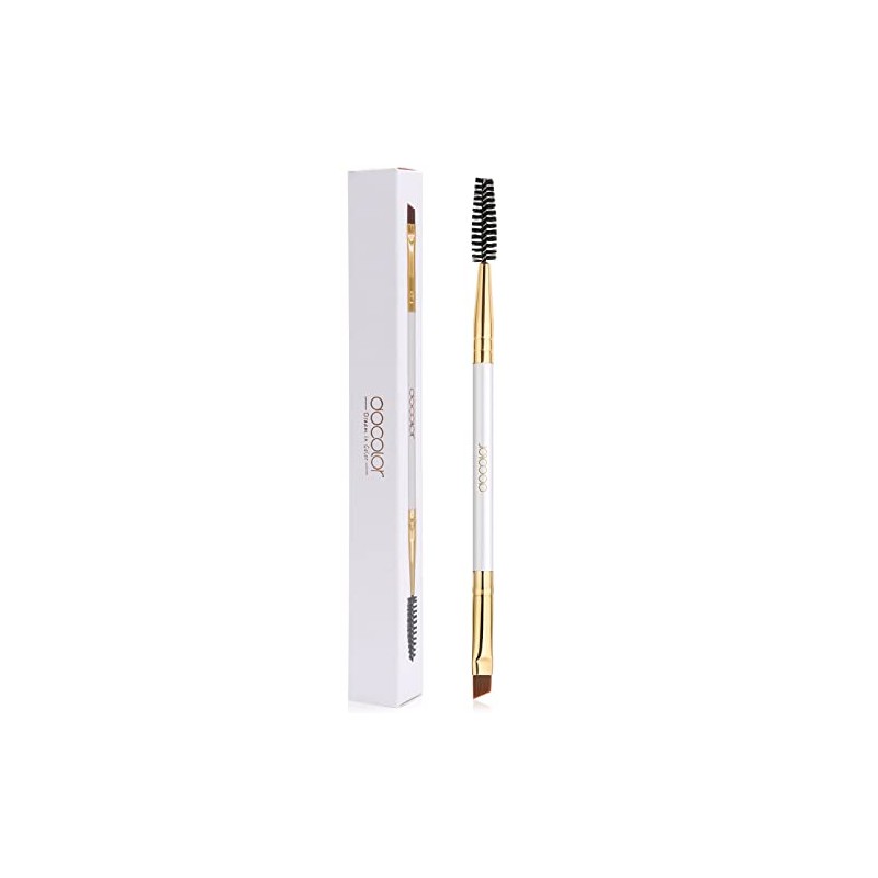 docolor Cepillo de cejas de doble punta, cepillo profesional en