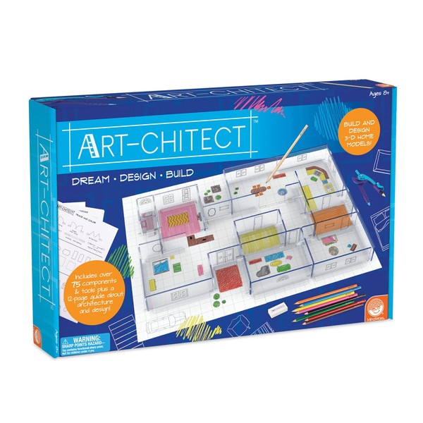 MindWare Art-chitect Home Model Building for Kids – 3D Architectural
