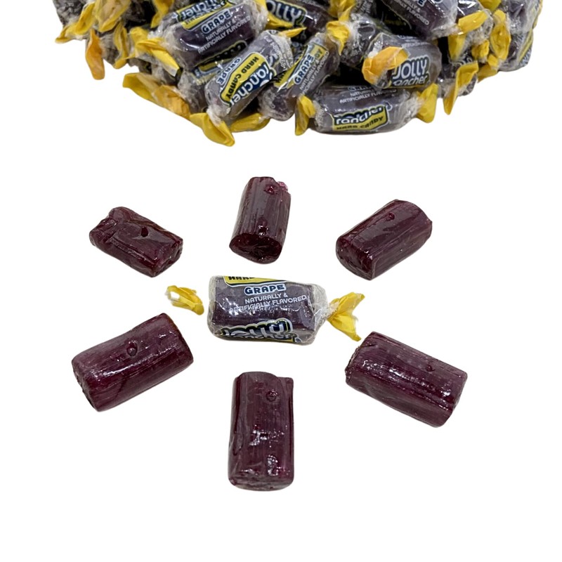 Jolly Ranchers Hard Candy 1.5lbs- All Grape Individually Wrapped Delicious
