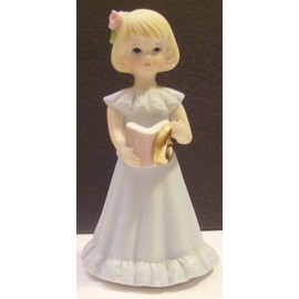 Growing up Girls from Enesco Blonde Age 6 Figurine 4 IN