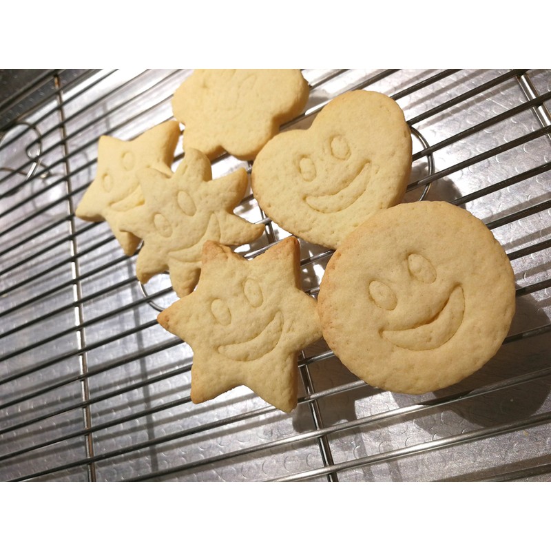 JOKUMO Smiley Cookie Cutters Set – 6 PC High Grade