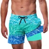 Dancinova Men's Swimming Trunks with Compression Swimming Trunks 2 in
