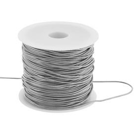 Beebeecraft 1 Roll 32.8 Feet/10m Round Snake Chains 304 Stainless Steel Crimps DIY Chains Making Kit for Men Women Necklace Jewellery Making