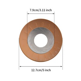 Circle Drawing Maker, Adjustable Circle Drawing Tool, Stainless Steel Aluminum Alloy RoundCircle Template Ruler Plotting Compass Geometric Tool for Drafting