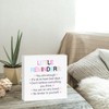 Inspirational Little Reminders Wooden Sign, Motivational Quote Wood Sign Office