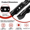 GBAuto ZT2 60 Blades for Cub Cadet 742-05620 Ultima ZT2