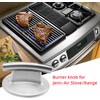 4-Pack 74010839 Cooktop Burner Knob Replacement for Whirlpool Jenn-Air Stove/Range