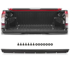 G-PLUS Tailgate Protector Top Upper Molding Cap, Compatible with Toyota Tacoma 2005 2006 2007 2008 2009 2010 2011 2012 2013 2014 2015 Spoiler Textured 55.31" Length TO1904100 Black Tailgate Cover