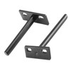 Luomorgo 4 Pcs Floating Shelf Bracket 4 Inch Shelf Brackets