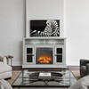 Innoflame 18" Electric Fireplace Insert, Ultra-Thin Fireplace Heater with Log