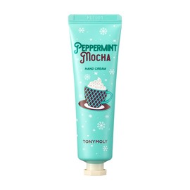 TONYMOLY Peppermint Mocha Hand Cream | Limited Edition Holiday Hand Lotion with Sweet Peppermint & Mocha Scent | Nourishing, Hydrating Formula for Soft, Smooth Hands