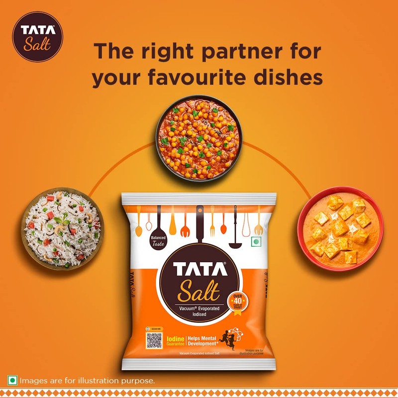 Tata Salt, 1 kg - (1000 grams pack) - 35.27