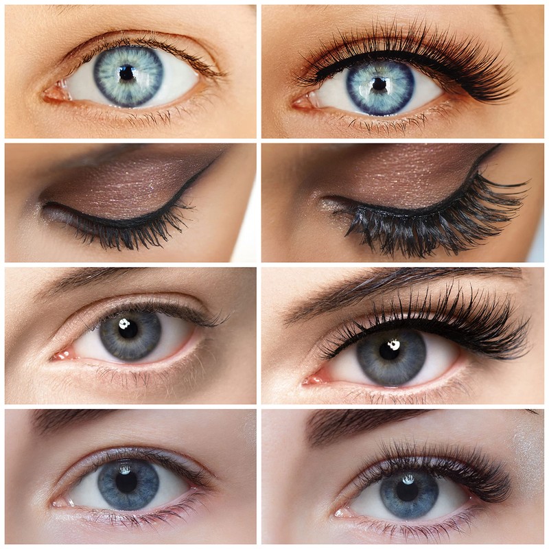 240 false eyelashes Eye Lashes/Extensions Combo Pack by Kurtzy TM