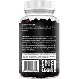 Shilajit Gummies I Lab Tested I No Added Sugar I Ashwagandha, Chaga Mushrooms | Fulvic Acid & 85+ Trace Minerals I for Men, Women I Non-GMO I 100% Natural & Organic I 60 Gummy