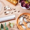 10 Pieces Zinc Alloy Oval Wardrobe Hanging Rail with 20