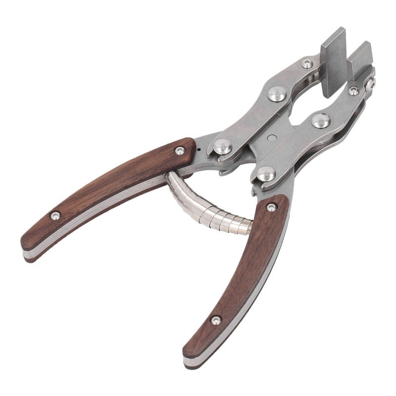 Flat Pliers Wooden Handle Alloy Steel Mouth 38mm Jaw Width
