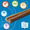 Jack&Pup 6 Inch Standard Bully Sticks for Dogs (25 Pack)