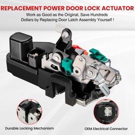 SYERAL Door Lock Actuator 931-636 Front Left Driver Side Door Latch Compatible with Dodge 2002-2008 Ram 1500, 03-09 Ram 2500, 03-10 Ram 3500