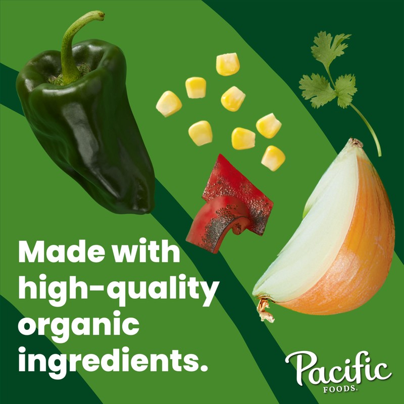 Pacific Foods Organic Poblano Pepper and Corn Chowder, 16.3 oz