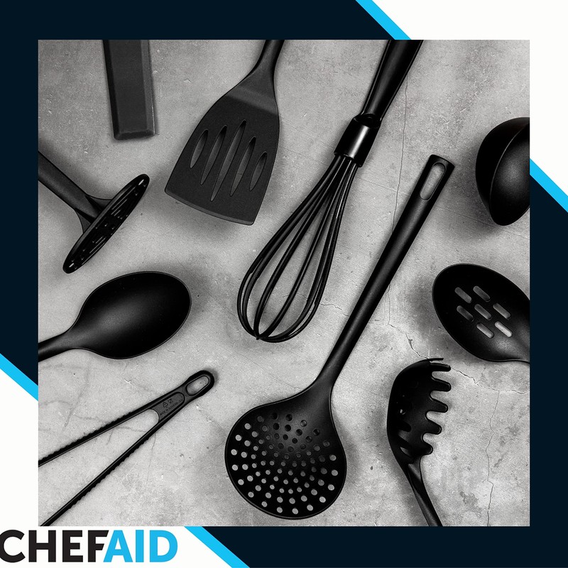 Chef Aid Nylon Flexible Spatula, BPA Free Kitchen Spatula for