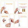 Bolamp LED Flameless Window Candles with Remote Timer Sliver Base