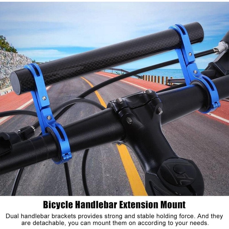 Extensor De Manillar De Bicicleta, Material de Tubo de Carbono,Soporte