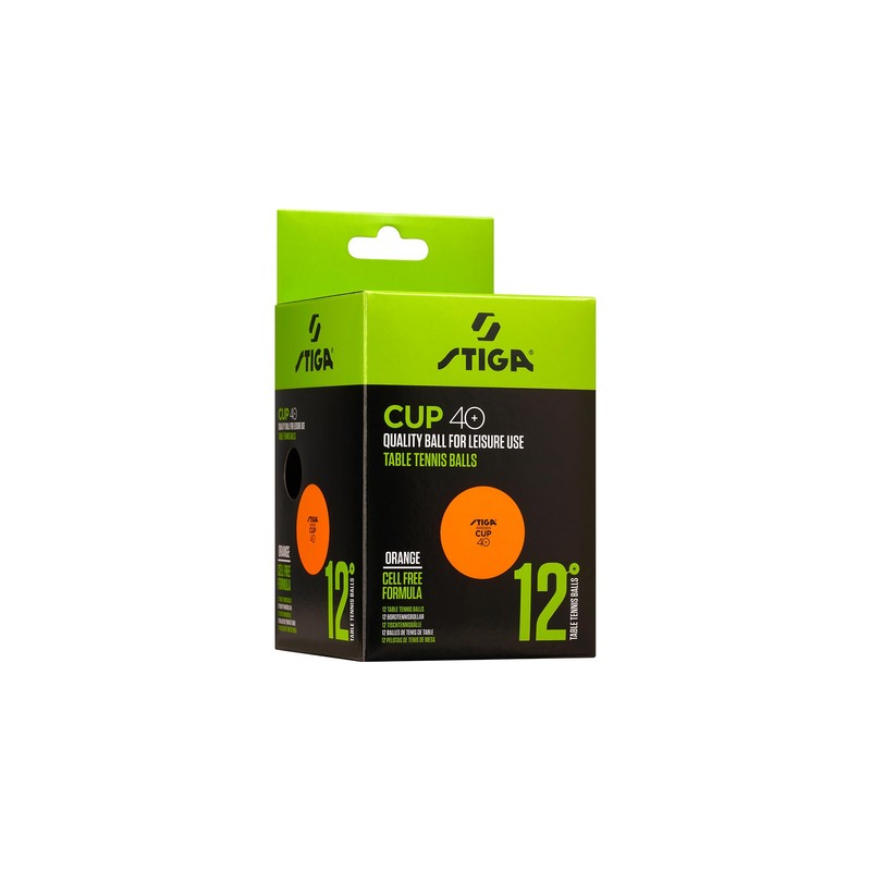 Stiga Table Tennis Balls Cup 40+ ITTF-Approved - Pack of