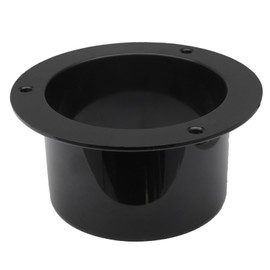 Cionyce Duct Connector Flange 6 Inch, Plastic Straight Pipe Flanges for 6" Ducting Pipes Hoses Heating Cooling HVAC Ventilation Use