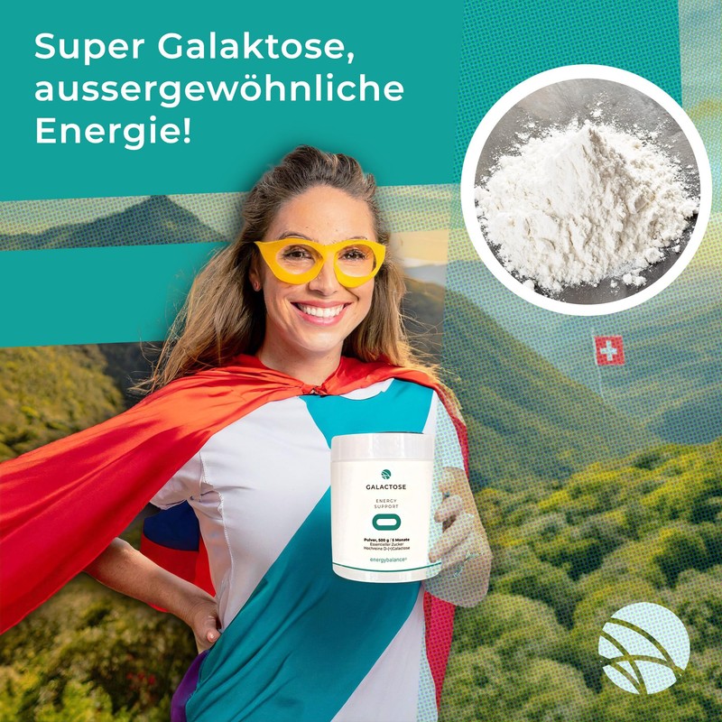 EnergyBalance Pure D-Galactose Powder - Sugar for the Brain -
