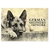 German Shepherd - Artwork (Monthly Wall Calendar 2026 16.5" x