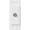Lutron CA-CJ-WH Claro Cable Jack, White