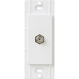 Lutron CA-CJ-WH Claro Cable Jack, White