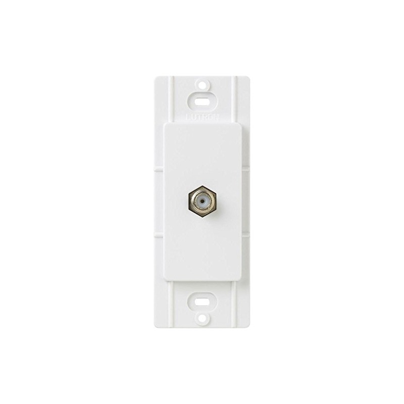 Lutron CA-CJ-WH Claro Cable Jack, White