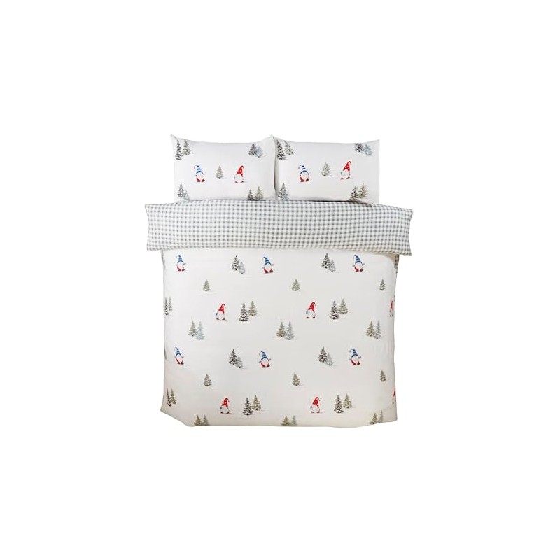 Rapport home Christmas Bedding Set Winter Gonks Microfibre Duvet Cover